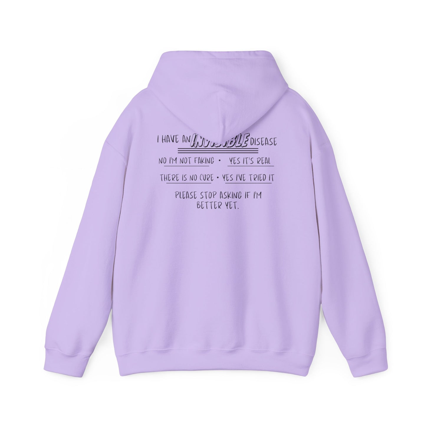 I'm An Invisible Warrior Heavy Blend™ Hooded Sweatshirt