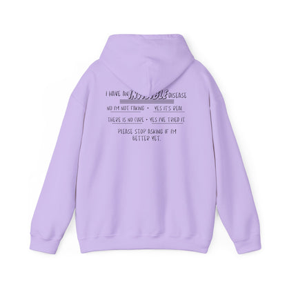 I'm An Invisible Warrior Heavy Blend™ Hooded Sweatshirt