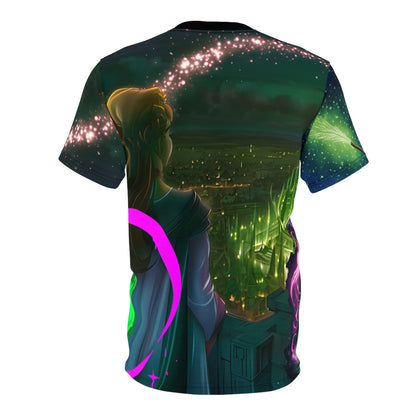 Wicked-Themed Unisex Cut & Sew Tee (AOP)