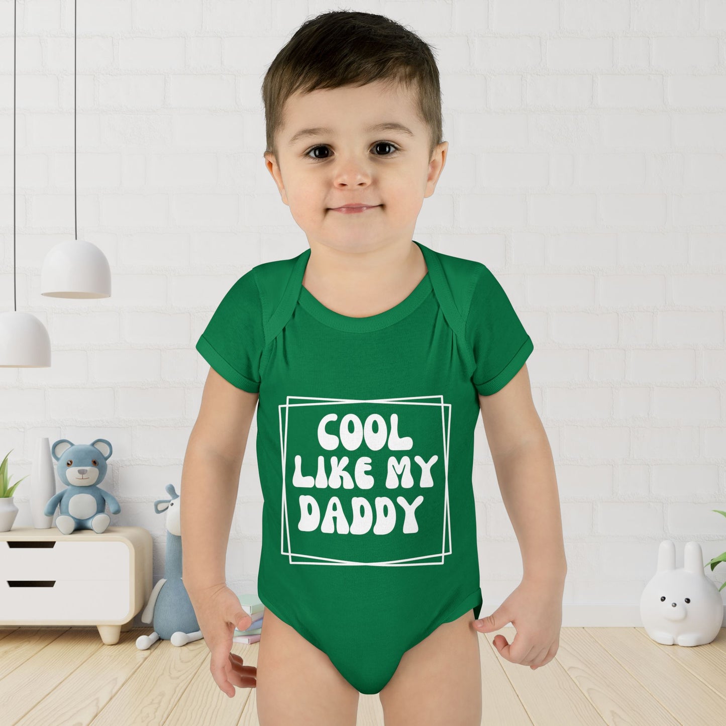 Cool Like My Daddy Infant Baby Rib Bodysuit