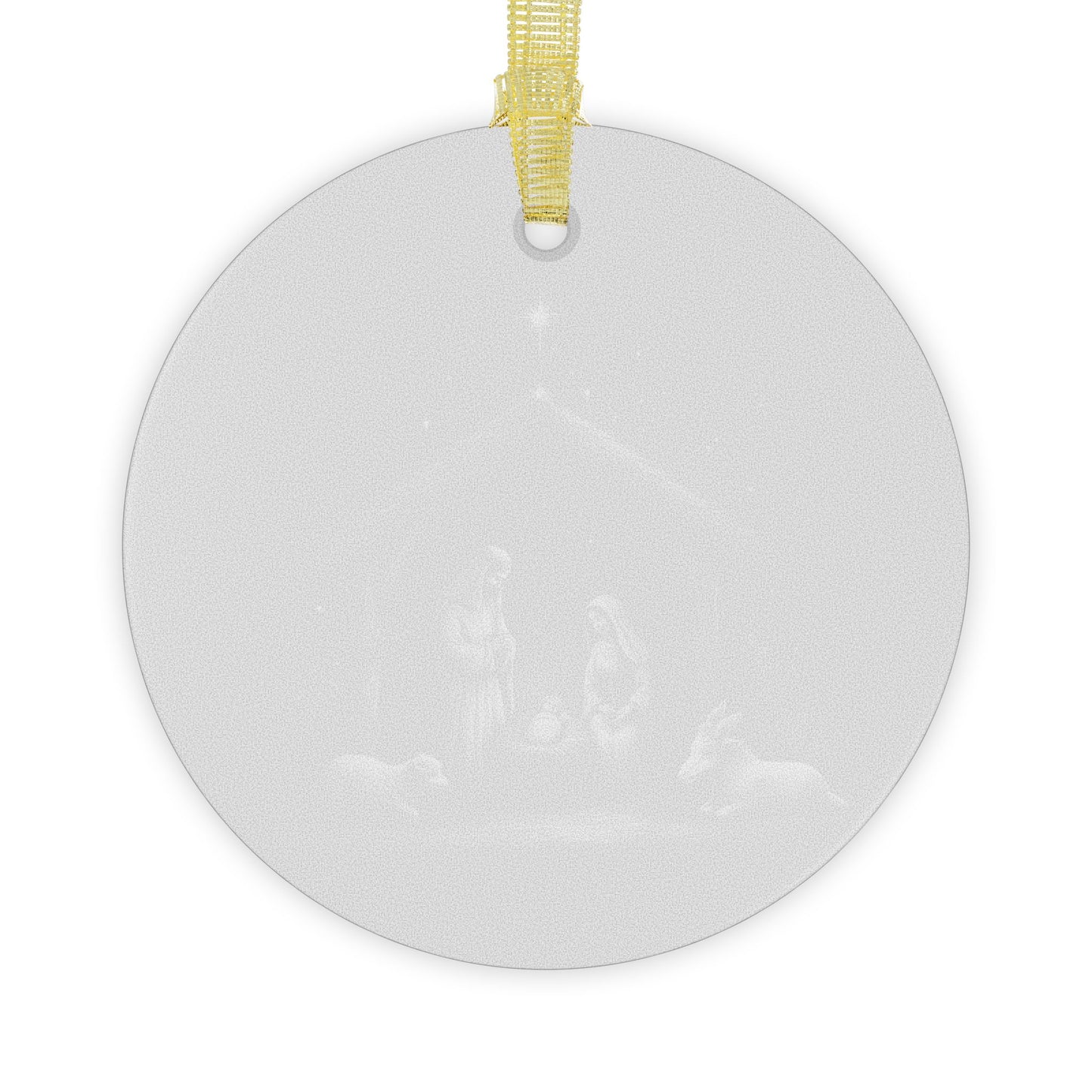 Light in the Darkness Glass Ornament