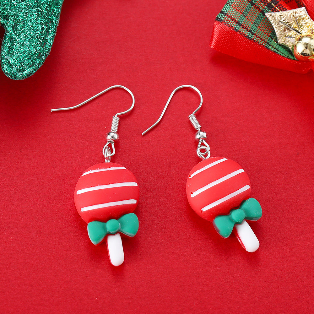 Cartoon Christmas Character Earrings