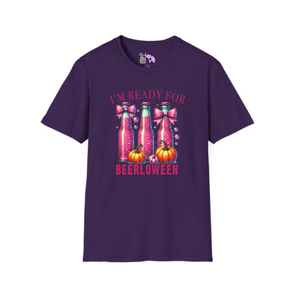 I'm Ready for Beerloween Pink Adult T-shirt