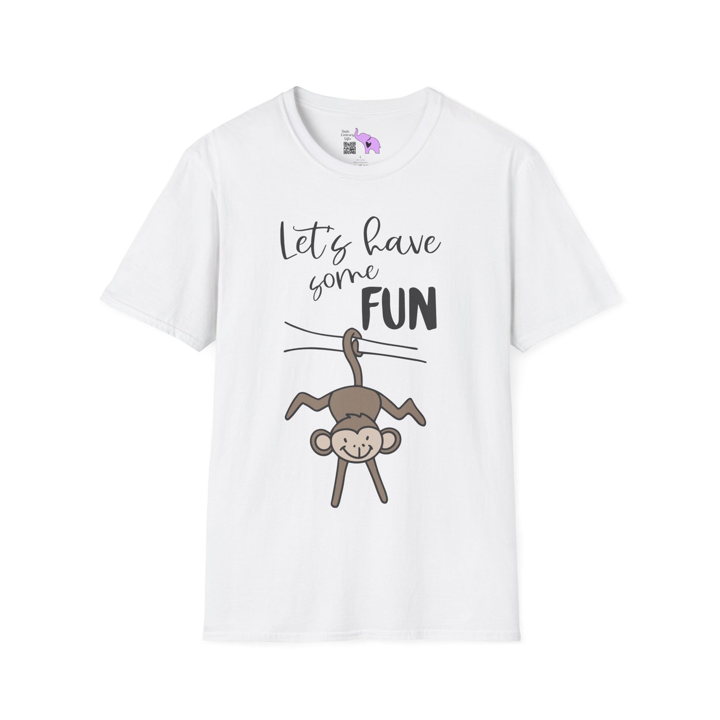 Let's Have Some Fun (Monkey) Adult T-shirt