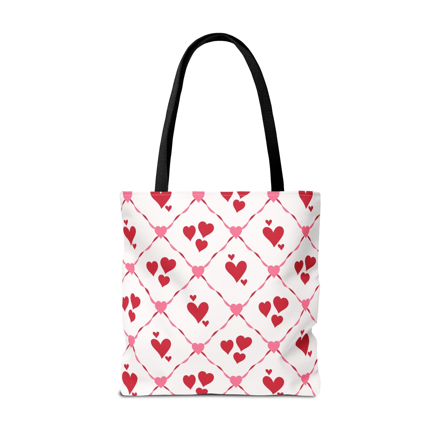 Cupid’s Lattice Canvas Tote Bag