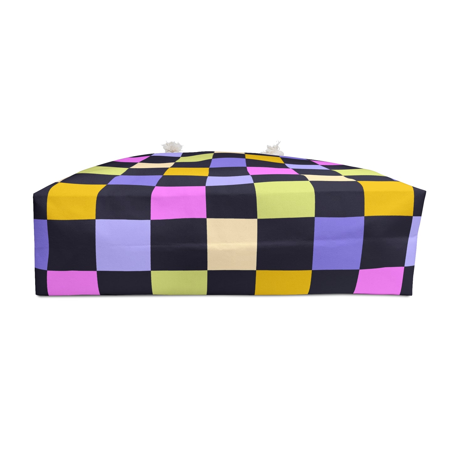 Joyful Checkerboard Weekender Bag