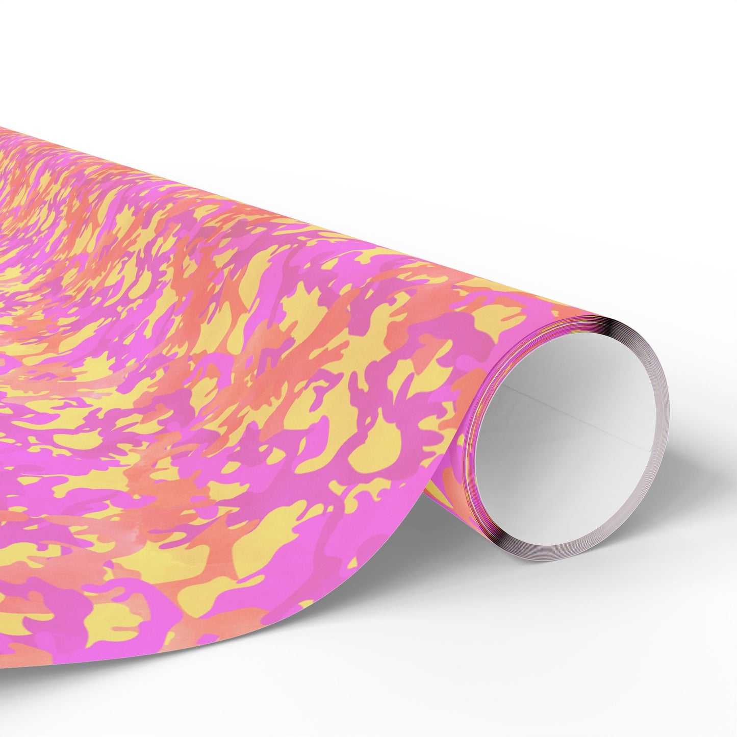 Sunset Sorbet Camo Wrapping Paper
