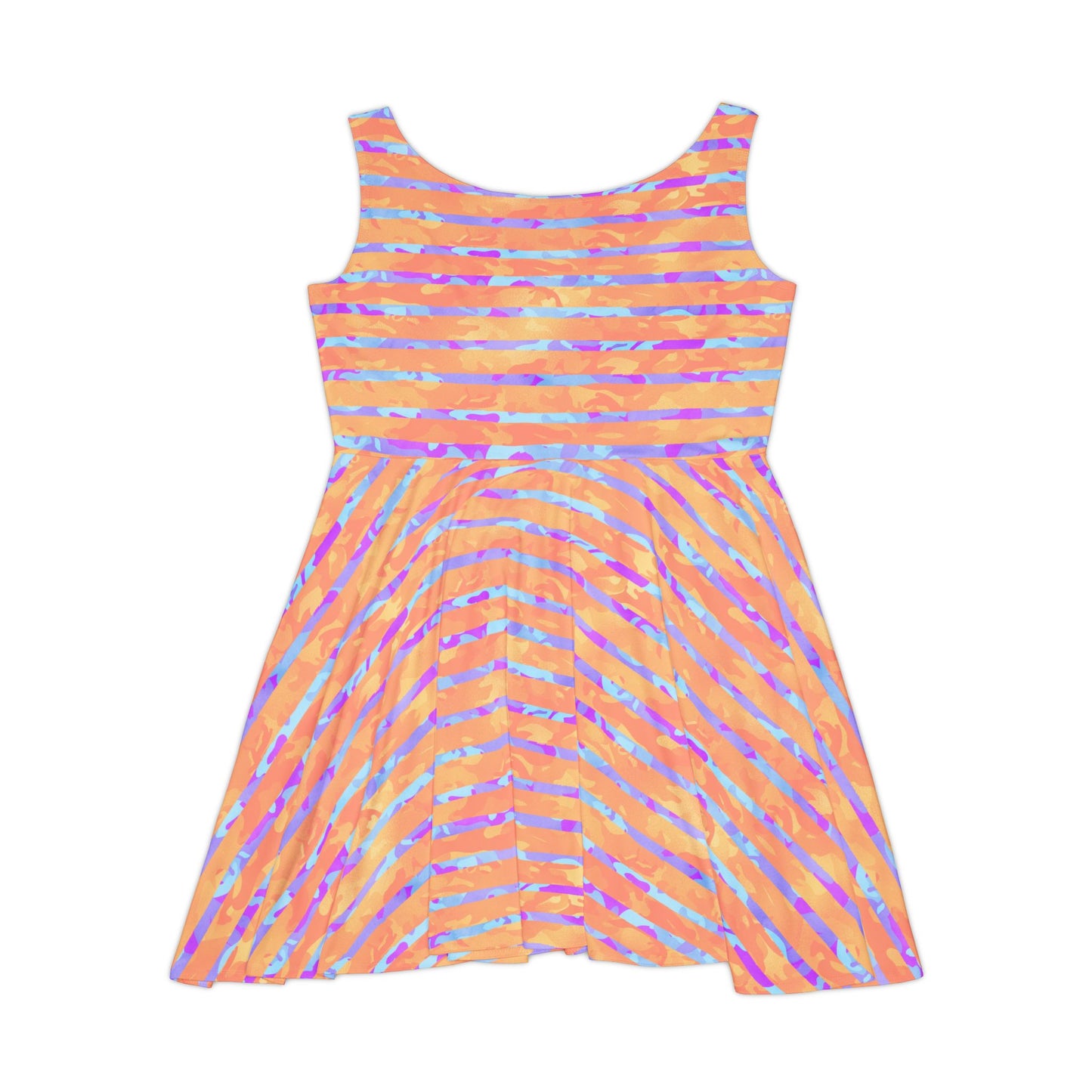 Split Spectrum Camo Women's Skater Dress