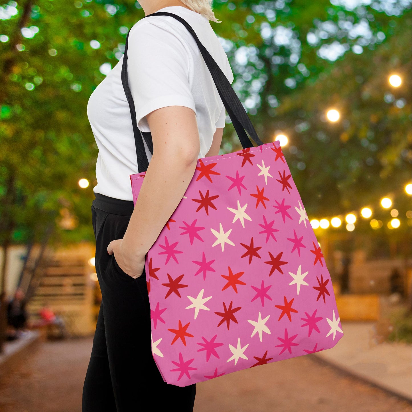 Love Sparks Canvas Tote Bag