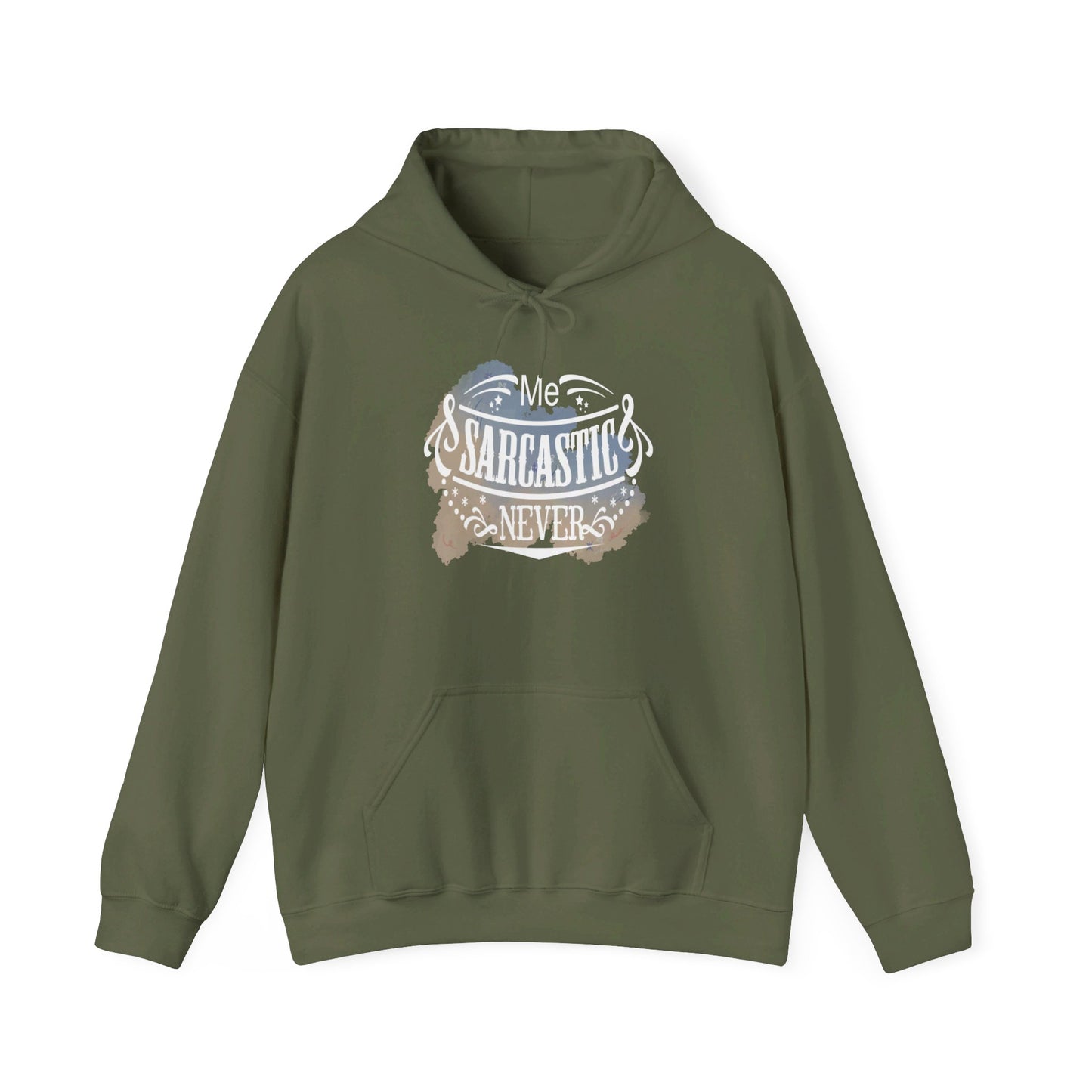 Me Sarcastic? Never Heavy Blend™ Hooded Sweatshirt