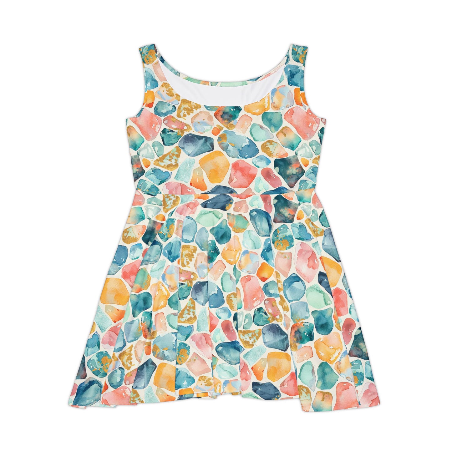 Ocean Pebble Drift Women's Skater Dress