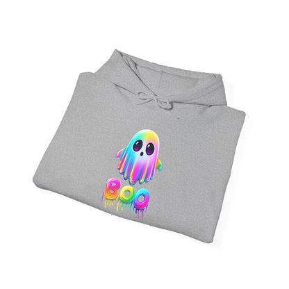 Neon Ghostly Boo Heavy Blend™ Hooded Sweatshirt