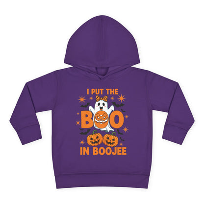 I Put the Boo in Boojee Toddler Hoodie