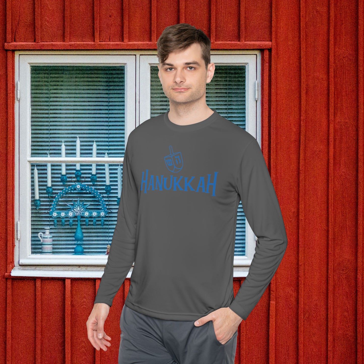 Hanukkah Adult Long Sleeve Tee