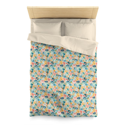 Ocean Pebble Drift Microfiber Duvet Cover