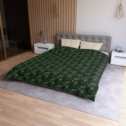 Flowers & Butterflies Microfiber Duvet Cover