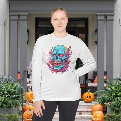 Psycho Skull Adult Long Sleeve Tee