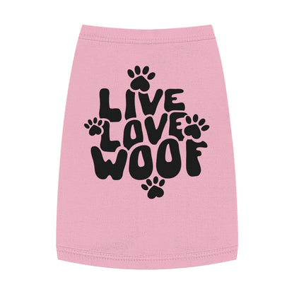 Live Love Woof Pet Tank Top