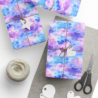 Pastel Clouds Wrapping Paper