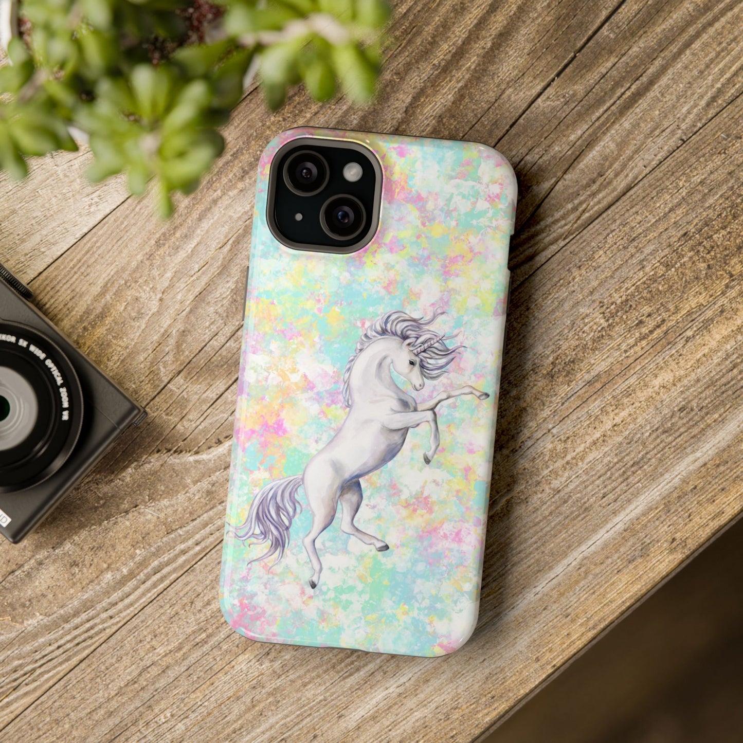 Pastel Pegasus MagSafe® Compatible Tough Case for iPhone