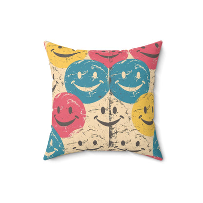 Color Me Happy Throw Pillow