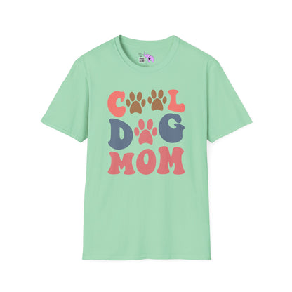 Cool Dog Mom Adult T-shirt