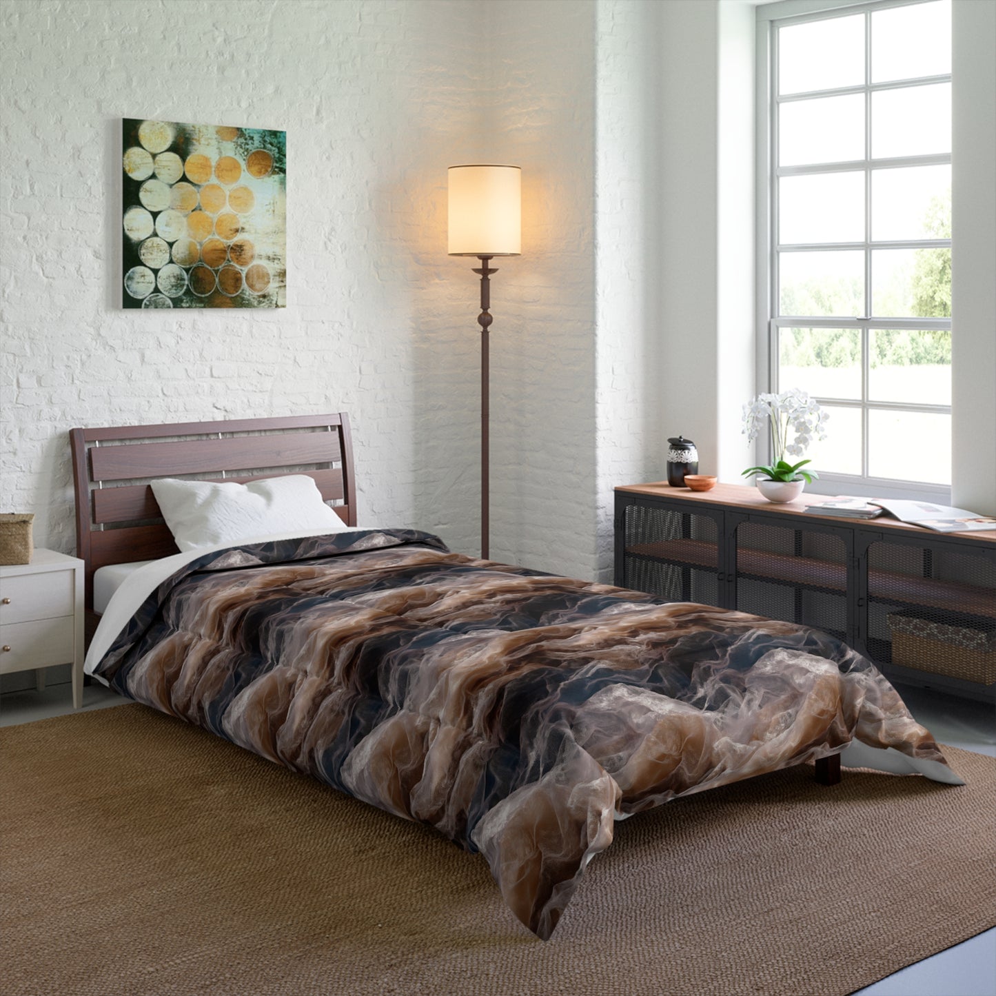 Dawnveil Sheer & Lace Comforter