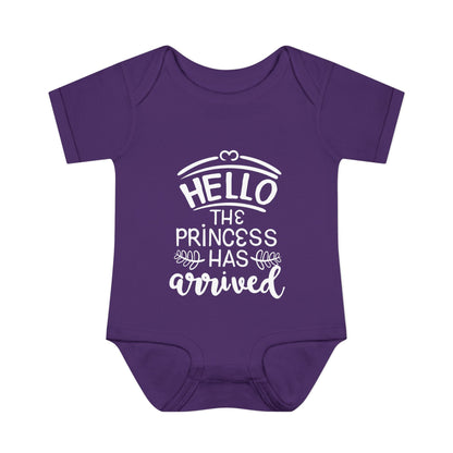 The Princess Has Arrived Infant Baby Rib Bodysuit