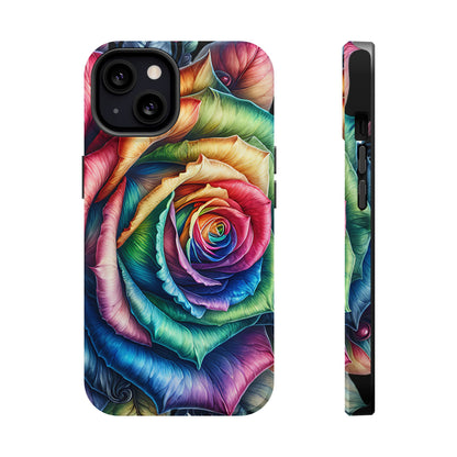 Colorful Rose MagSafe® Compatible Tough Case for iPhone
