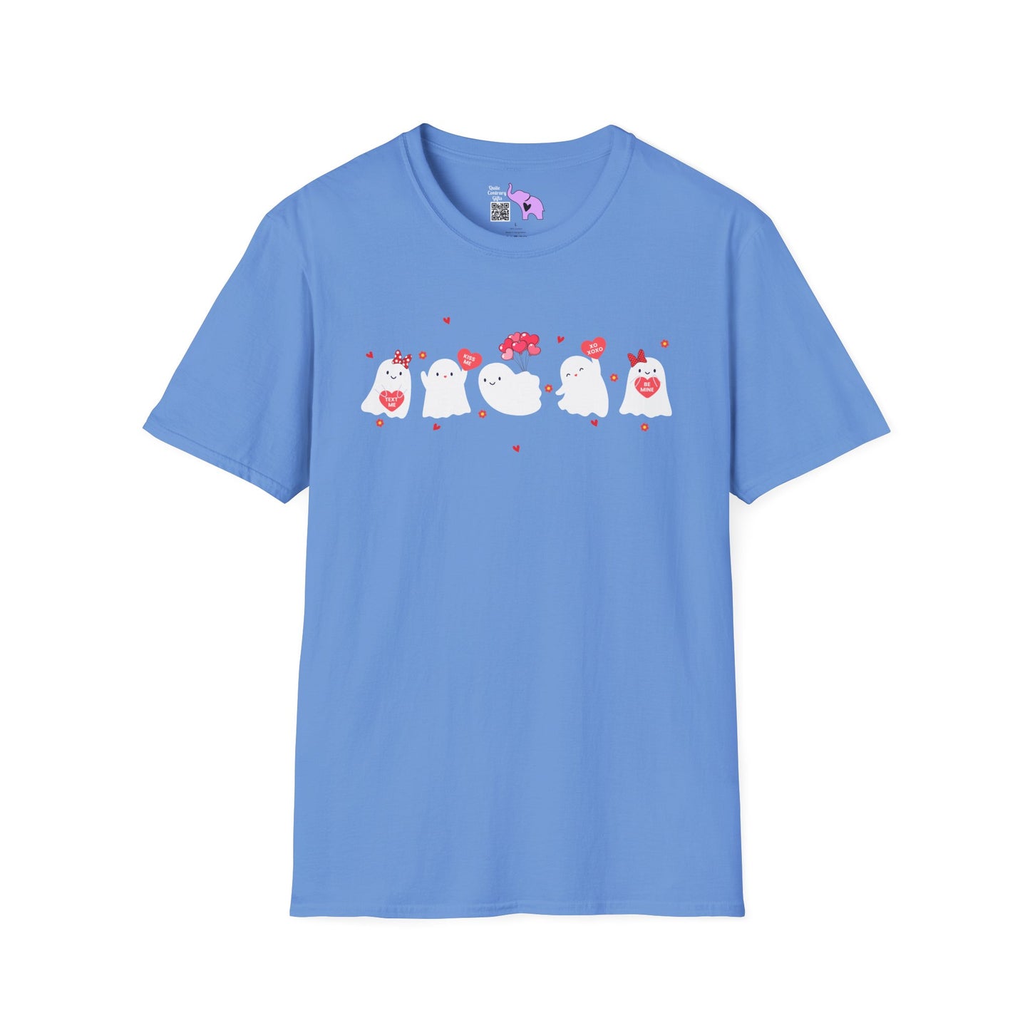 Valentines Ghosts Adult T-shirt