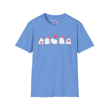 Valentines Ghosts Adult T-shirt
