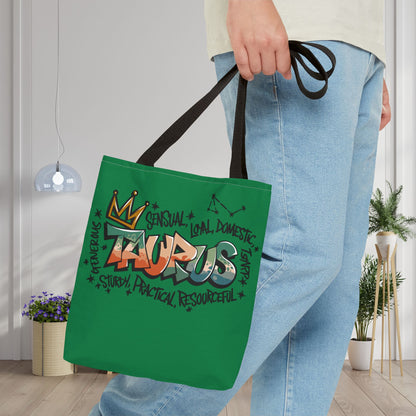 Taurus Street Art Canvas Tote Bag