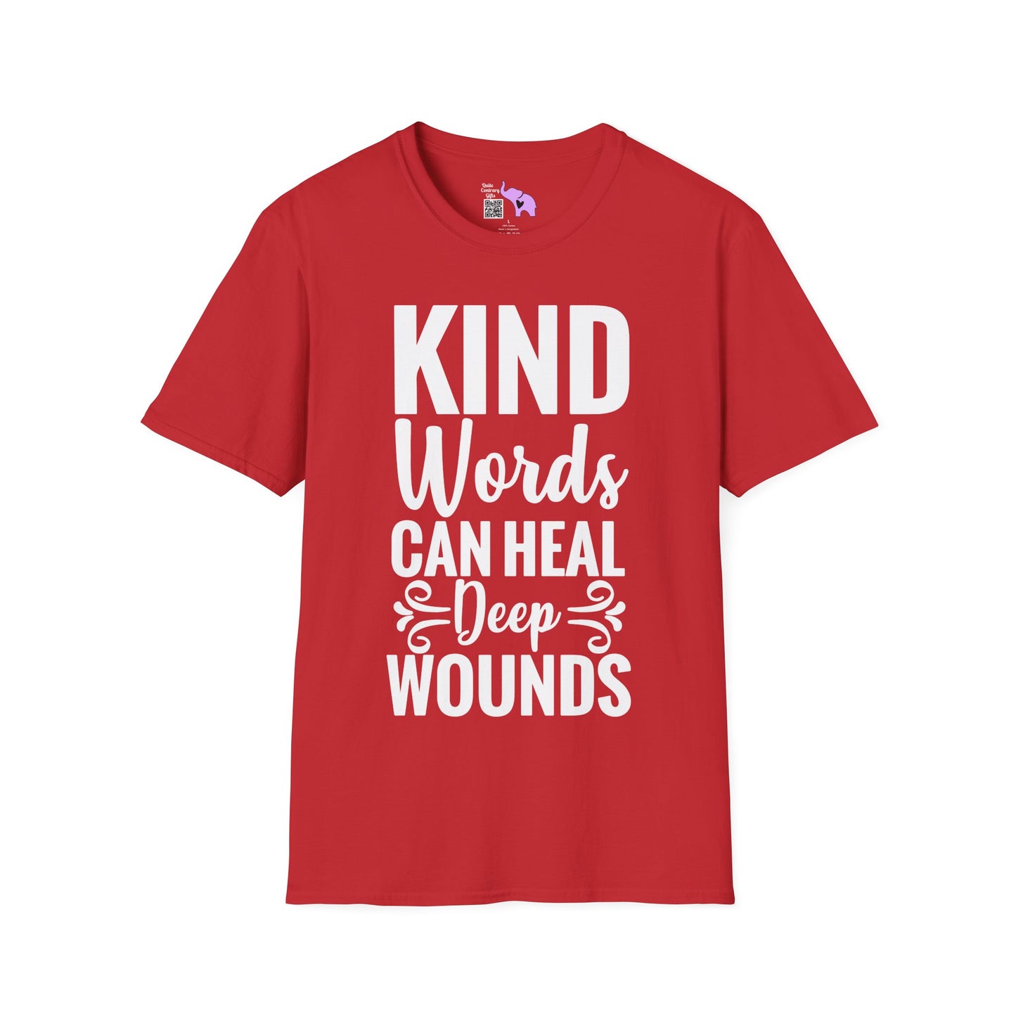 Kind Words Can Heal Deep Wounds Adult T-shirt