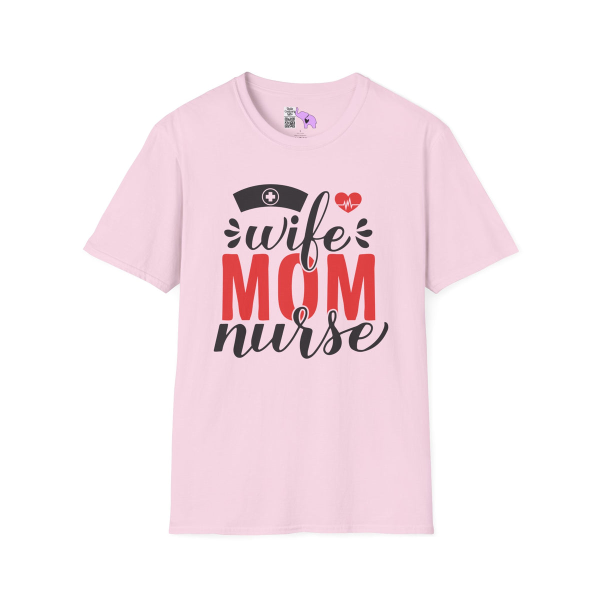 Wife Mom Nurse Adult T-shirt