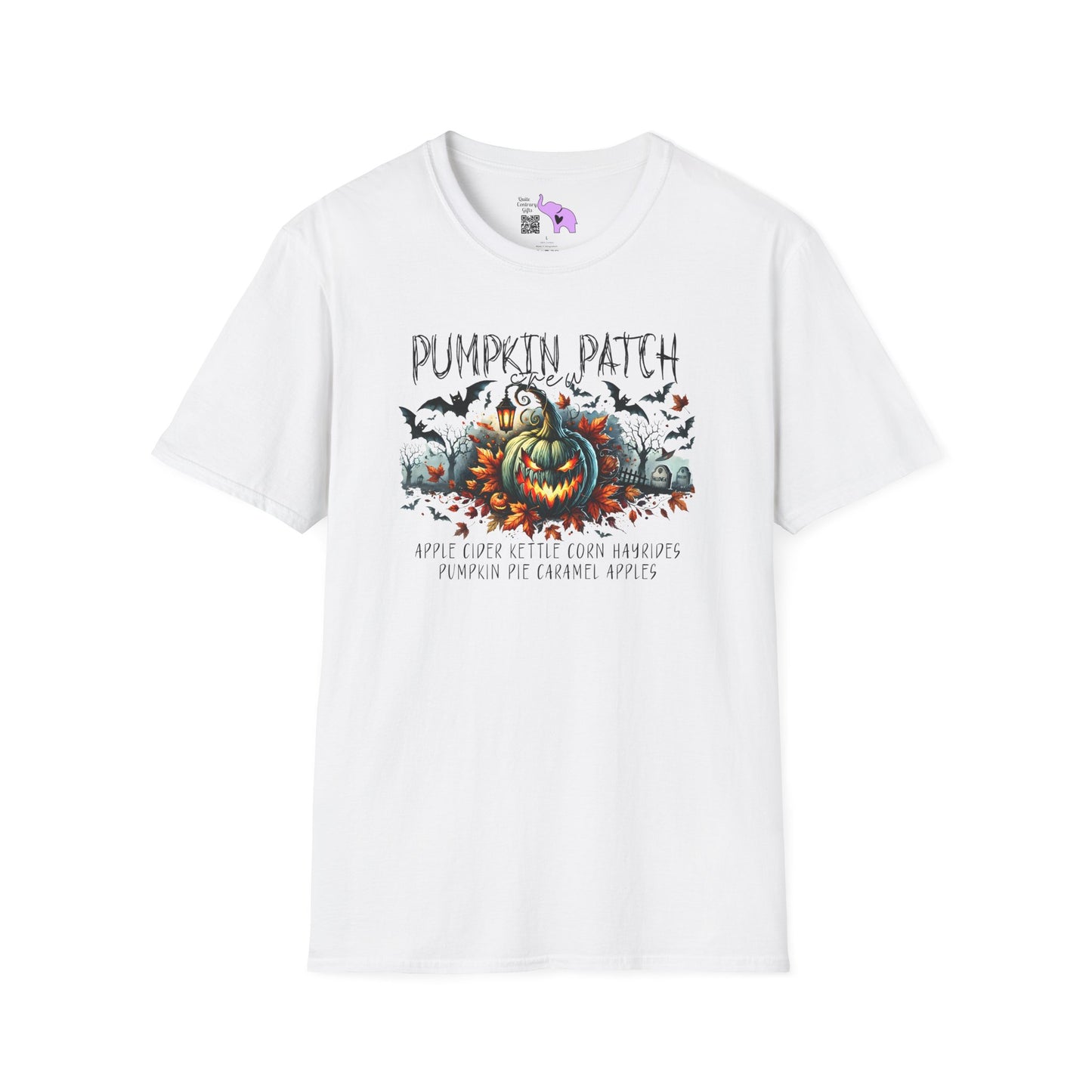 Spooky Pumpkin Patch Adult T-shirt