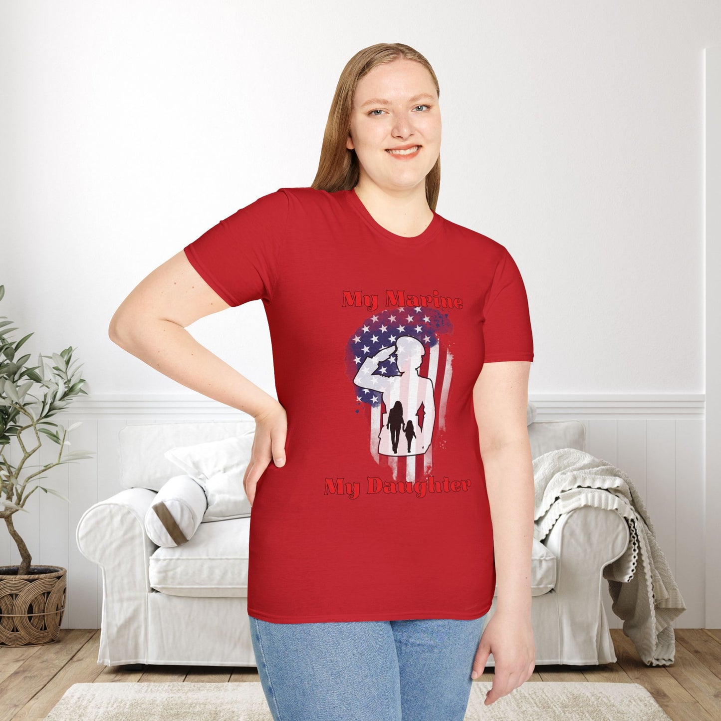 My Marine My Daughter (Mom) T-shirt