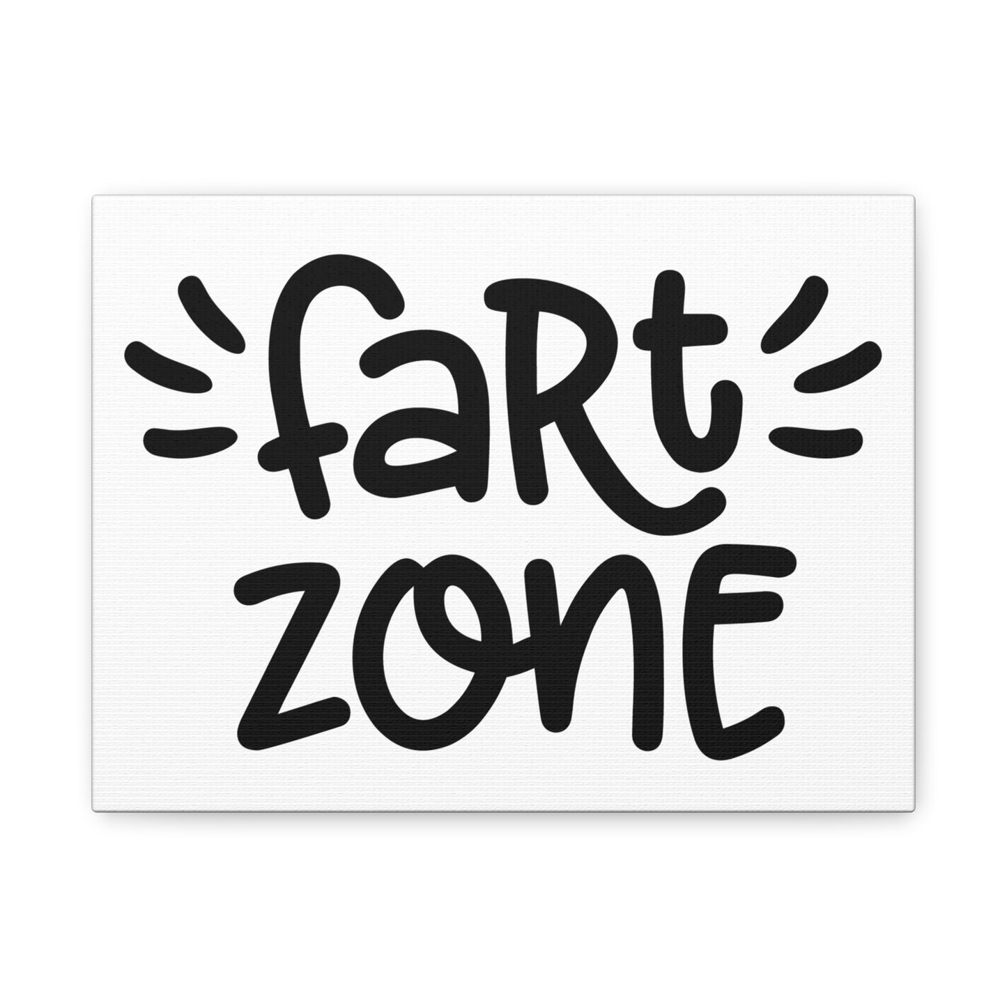 Fart Zone Canvas Art