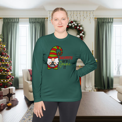 Naughty and I Gnome It Adult Long Sleeve Tee