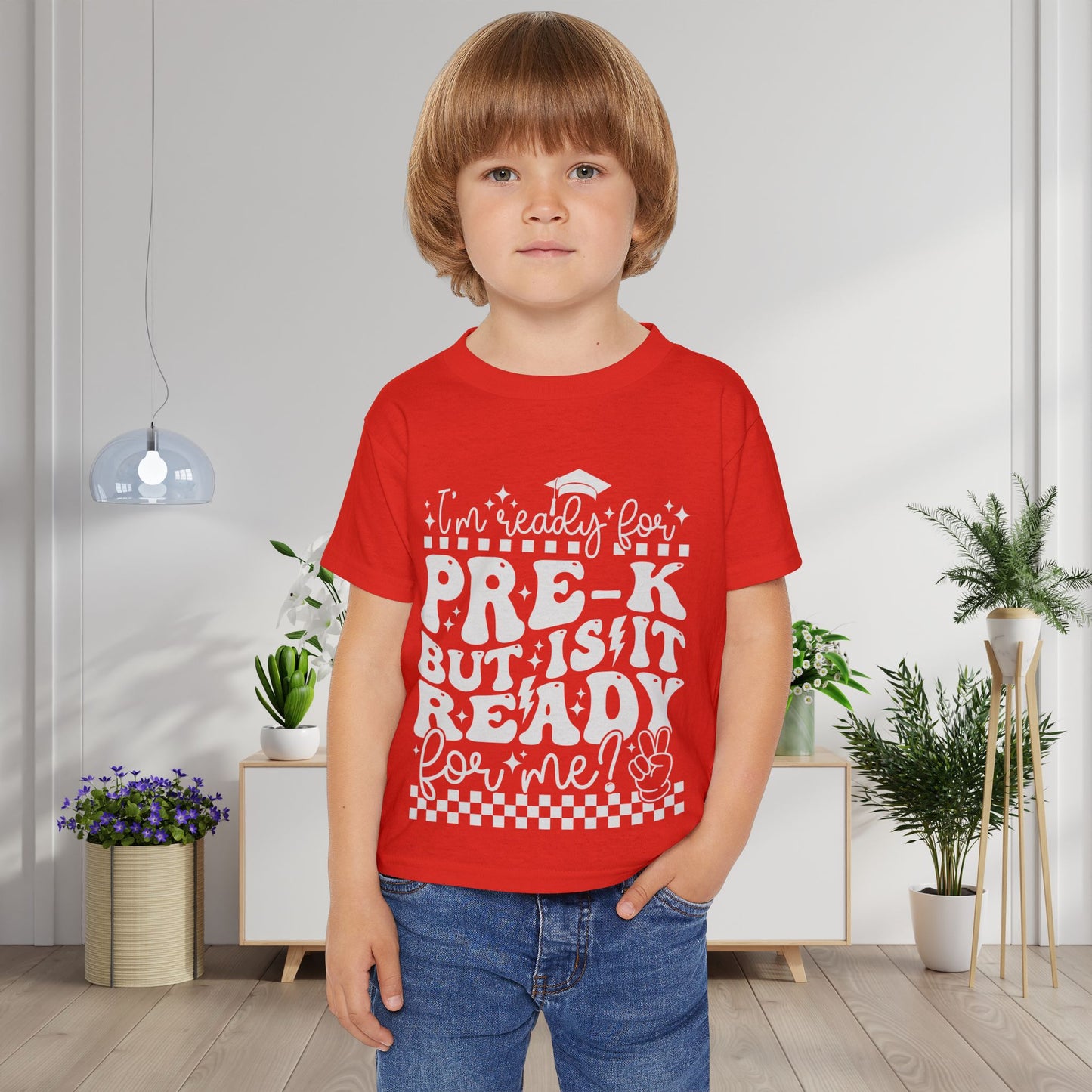 I'm Ready for Pre-K But Is It Ready For Me Heavy Cotton™ Toddler T-shirt