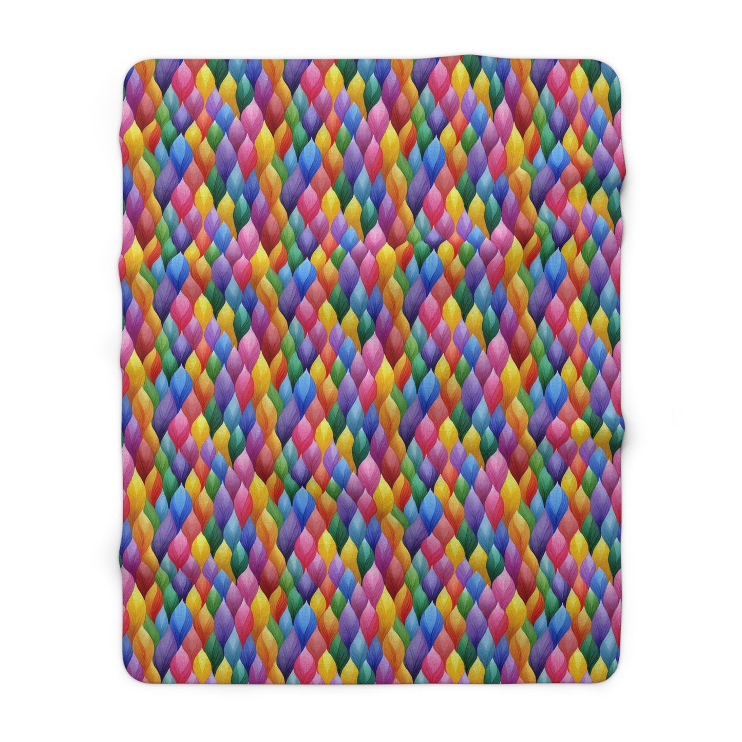 Vivid Vortex Fleece Blanket