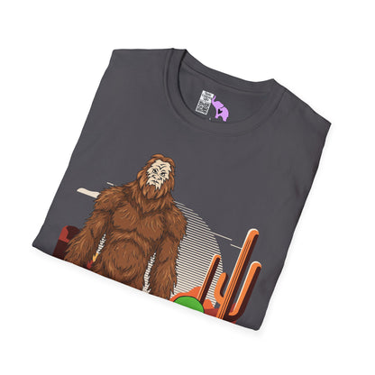 Bigfoot & Alien Adult T-shirt