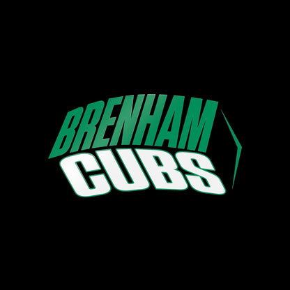 Brenham Cubs (Angled, White) Decal