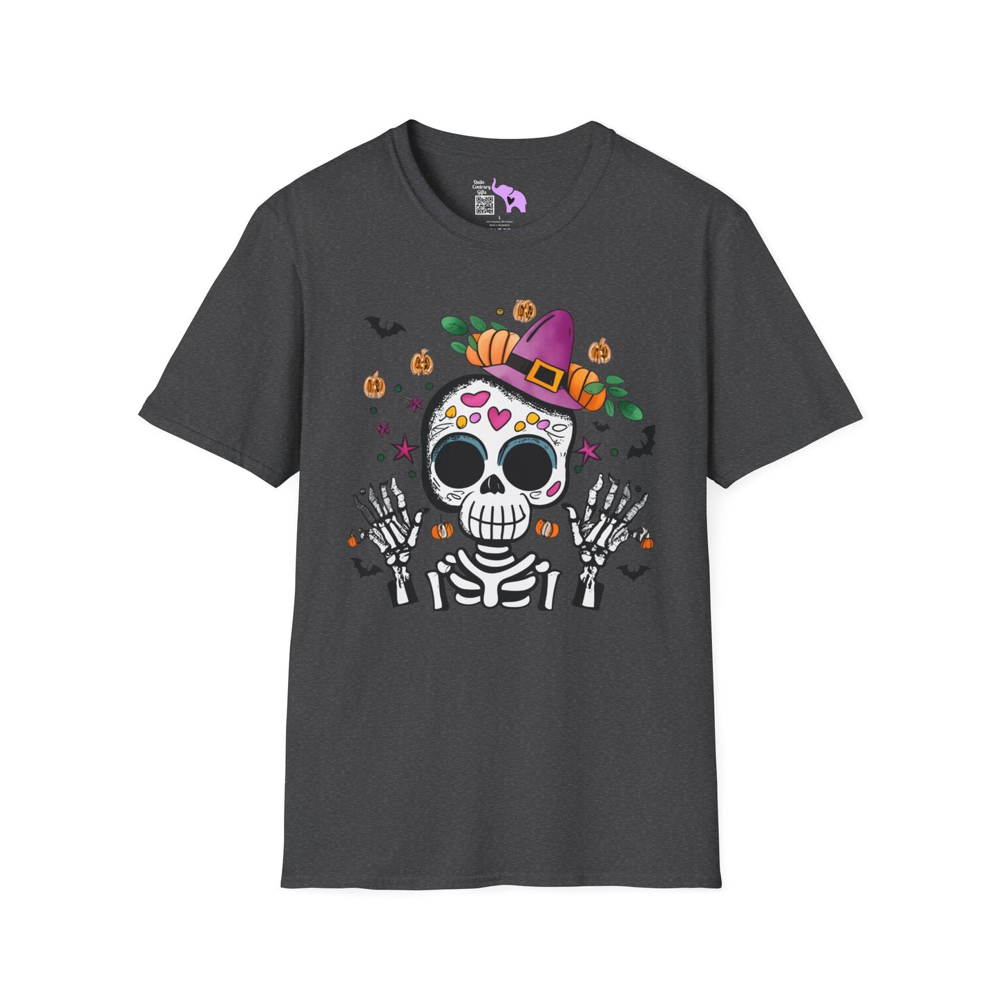 Dios de Muertos Skull Adult T-shirt