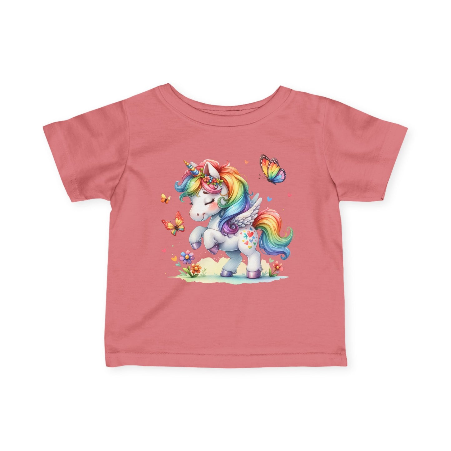 Rainbow Unicorn Infant Soft T-Shirt