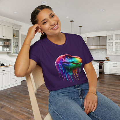 Colorful Dinosaur Adult T-shirt
