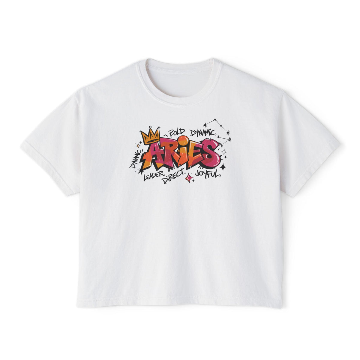 Aries Street Art Women's Boxy Tee