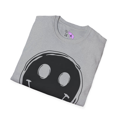 Melty Smiley Face Adult T-shirt