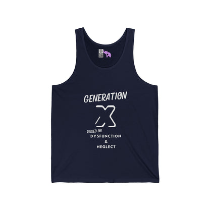 GenX Dysfunction and Neglect Adult Unisex Tank