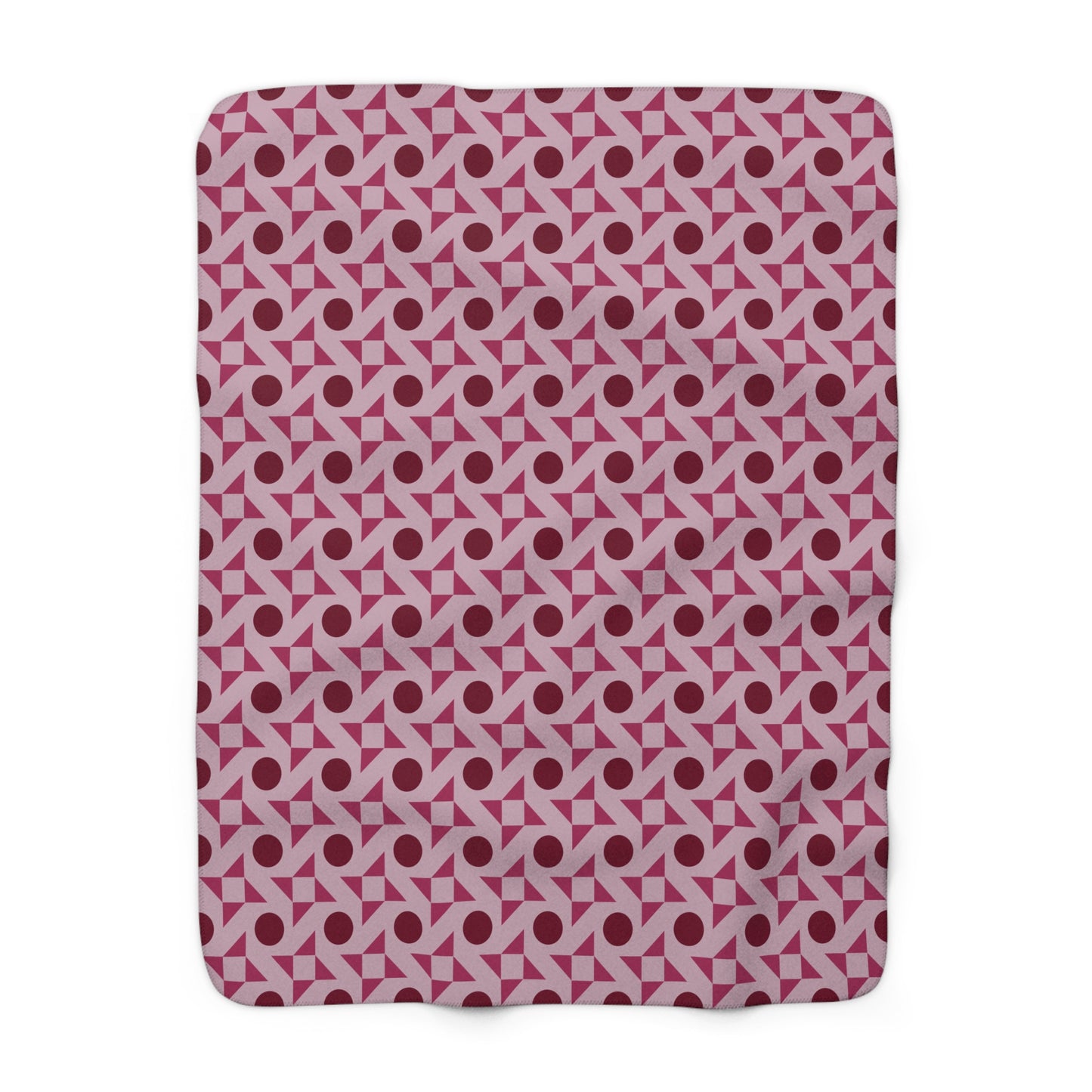 Crimson Pinwheels Basic Bedding Set