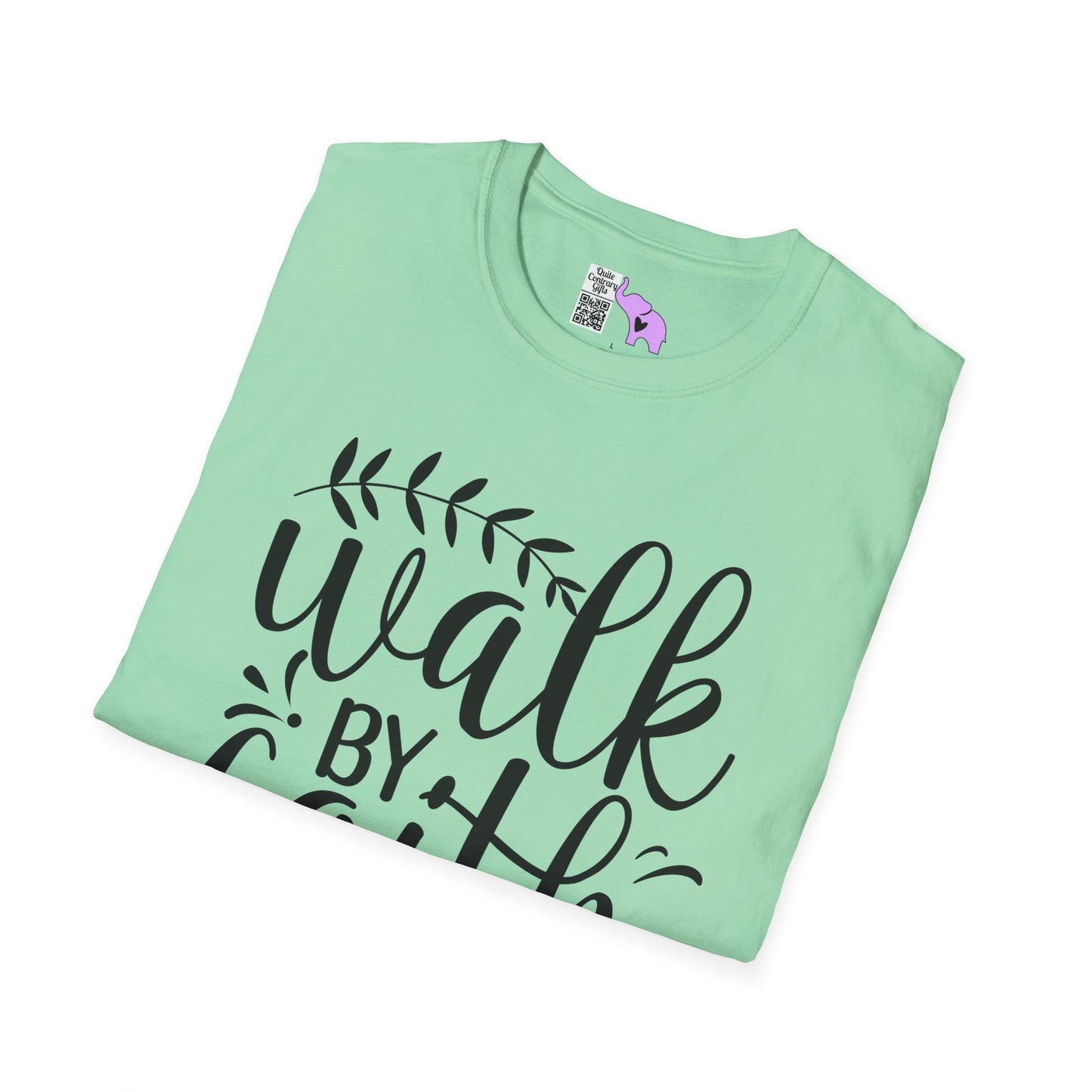 Walk By Faith (2) Adult T-shirt